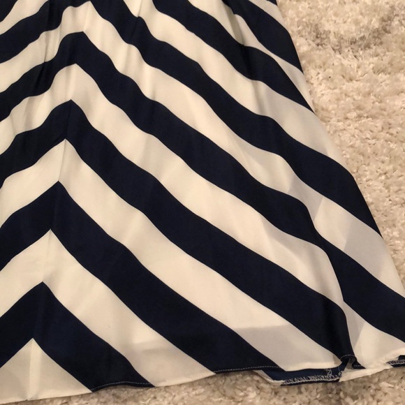 Lulus navy and white striped dress - Picture 3 of 11